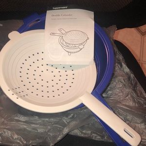 Brand new Tupperware double colander